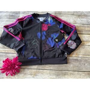 NWT ADDIDAS FLOWER TRICOT JACKET